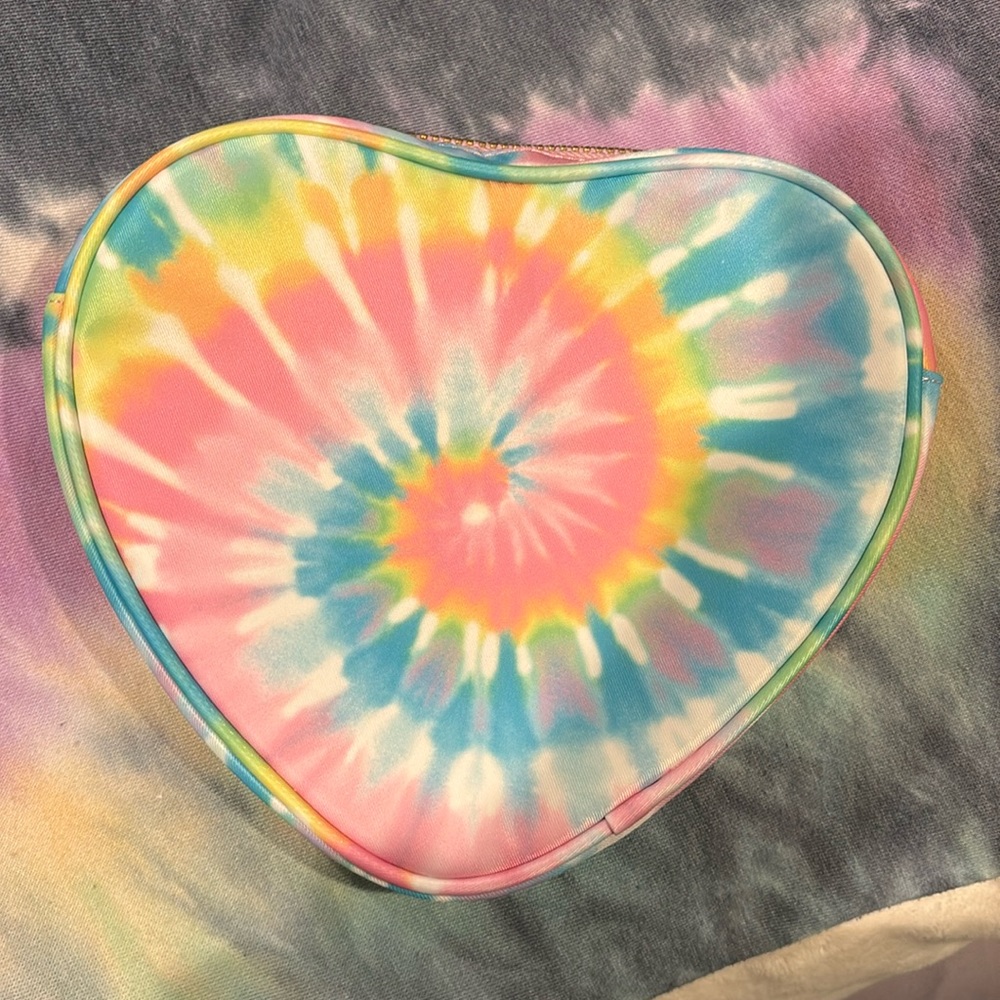 Stoney Clover Lane  heart tie dye bag